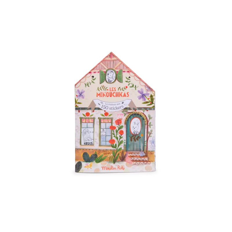 Cahier 150 stickers (les minouchkas) - moulin roty