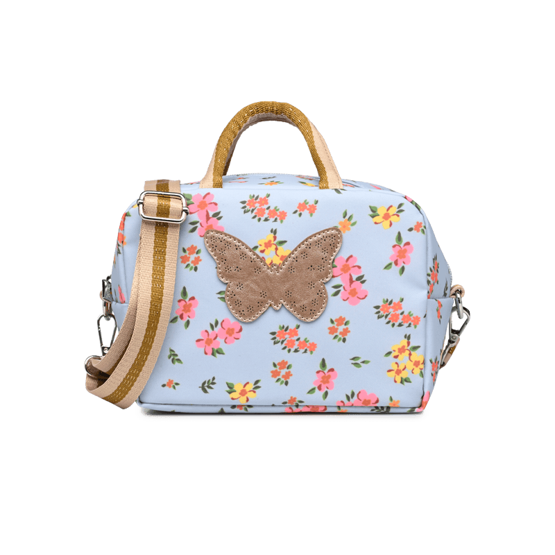 Sac Repas Liberty Butterfly Bleu - CARAMEL ET COMPAGNIE