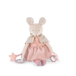 Grande peluche d'activités Souris - Moulin Roty