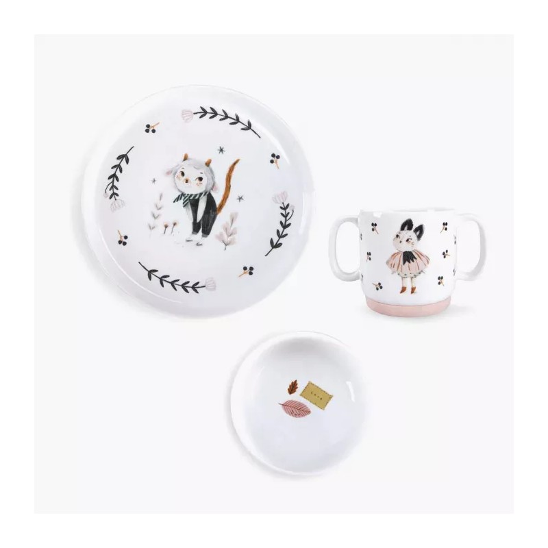 SET VAISSELLE PORCELAINE - MOULIN ROTY
