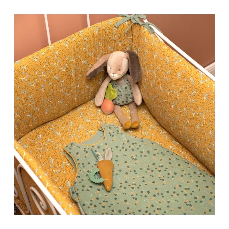 Peluche Lapin sauge MOULIN ROTY