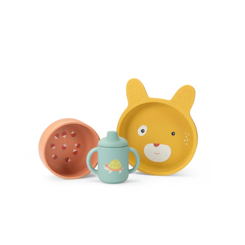 Set vaisselle silicone MOULIN ROTY