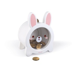 Tirelire Lapin (bois) JANOD