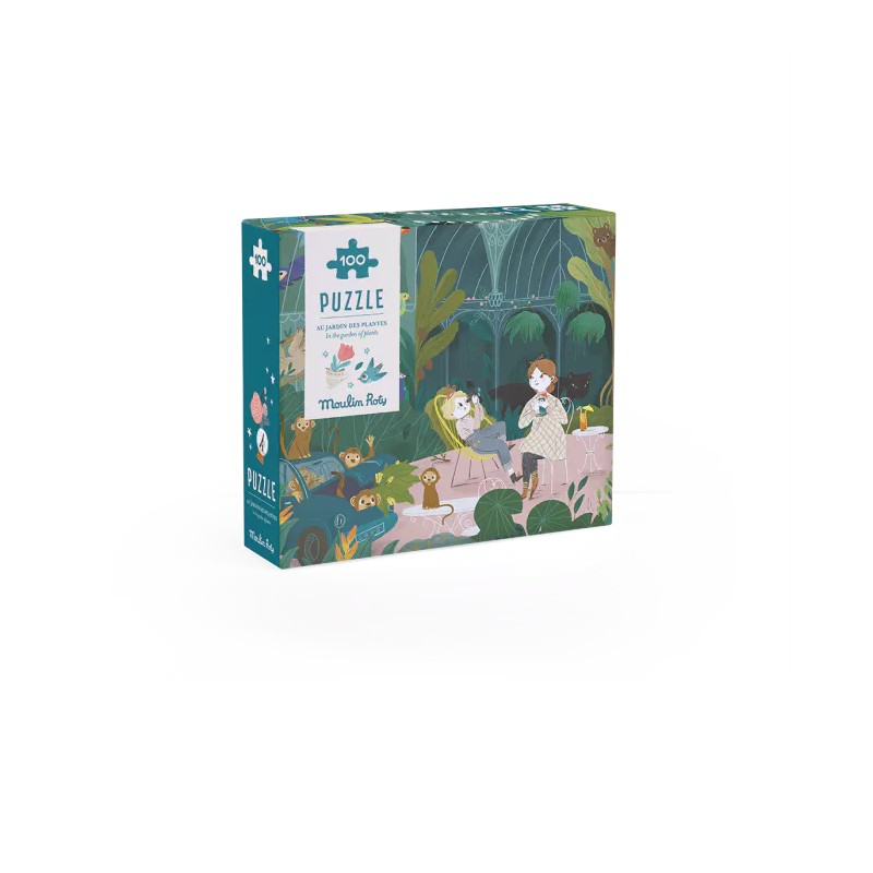 Puzzle Au jardin des plantes 100 pcs - MOULIN ROTY
