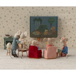 Fauteuil, Souris - Rose - MAILEG