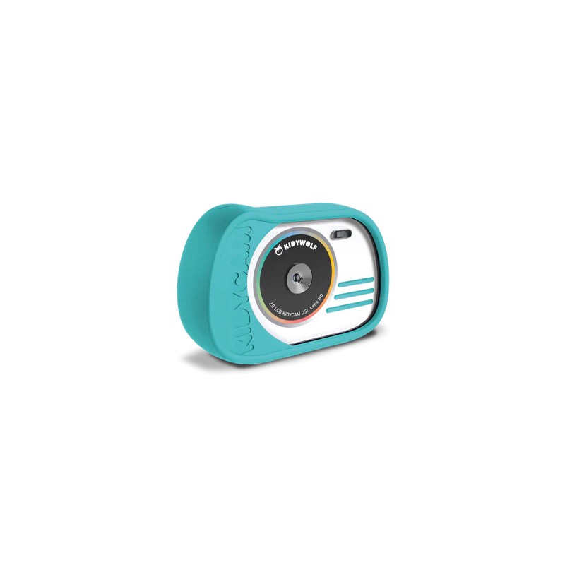 Appareil photo etanche pour enfants turquoise - KIDYWOLF