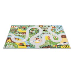 Tapis avec circuit Campagne - Cross Roads - janod