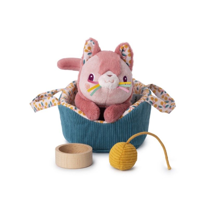 Jeanne le chat et son panier - LILLIPUTIENS