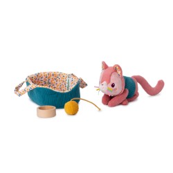 Jeanne le chat et son panier - LILLIPUTIENS