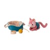 Jeanne le chat et son panier - LILLIPUTIENS
