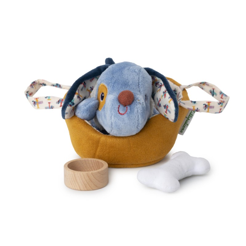 jules le chien et son panier - LILLIPUTIENS