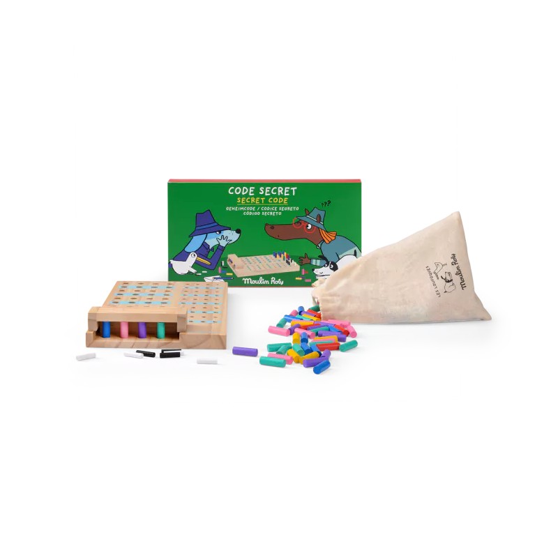 Code secret en bois - moulin roty