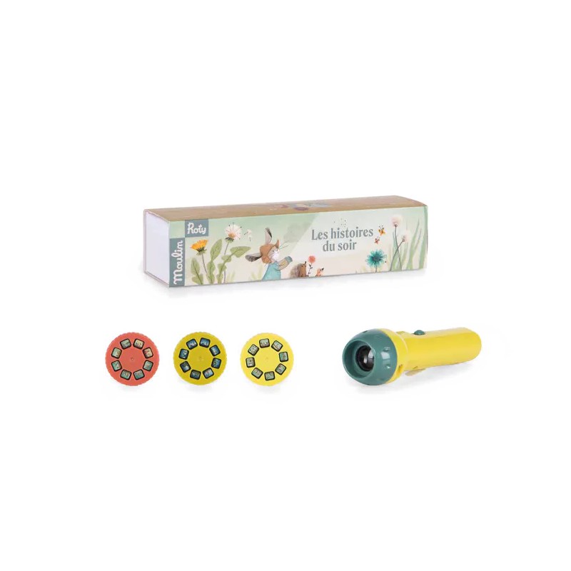 LAMPE A HISTOIRE 3 PETITS LAPINS - MOULIN ROTY