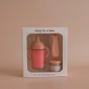 Coffret d'anniversaire Tiny Harlow - pot, cuillère et biberon magique