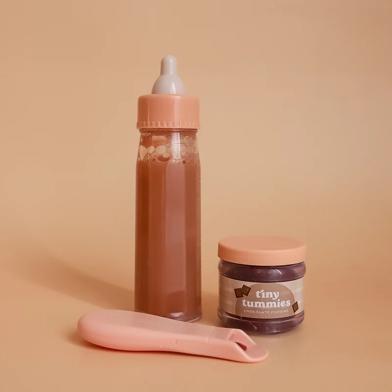 BOX CHOCOLAT TINY HARLOW : BIBERON MAGIQUE, POT ET CUILLERE