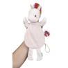 Doudou marionnette phosphorescent licorne - lilliputiens