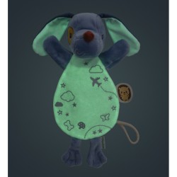DOUDOU MARIONNETTE PHOSPHORESCENT CHIEN - LILLIPUTIENS