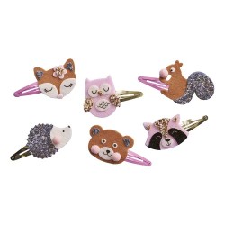 6 Barrettes Pretty Forest à Créer - JANOD