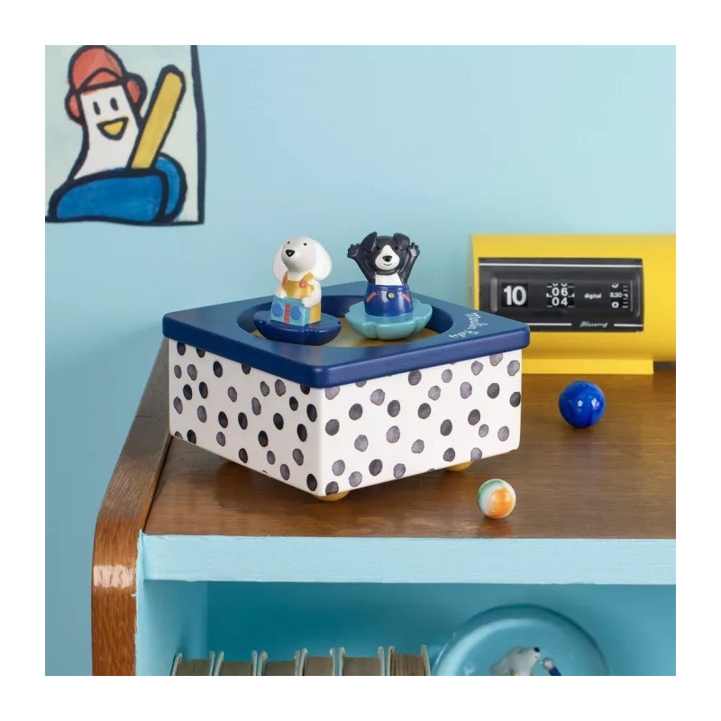 BOITE A MUSIQUE PUCE ET PILOU - MOULIN ROTY