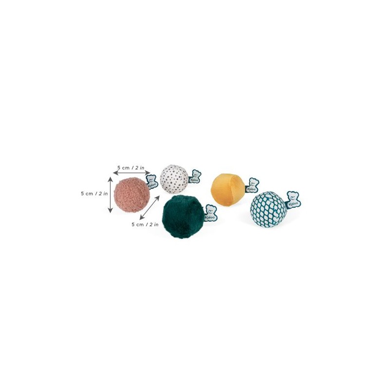 BALLES SENSORIELLES POUR BEBE - KALOO