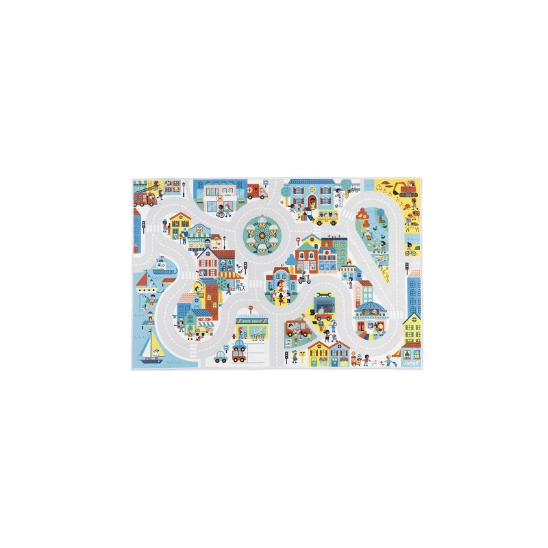 TAPIS AVEC CIRCUIT VILLE CROSS ROAD - JANOD