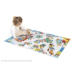 TAPIS AVEC CIRCUIT VILLE CROSS ROAD - JANOD