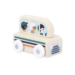 vehicule bus en bois - JANOD
