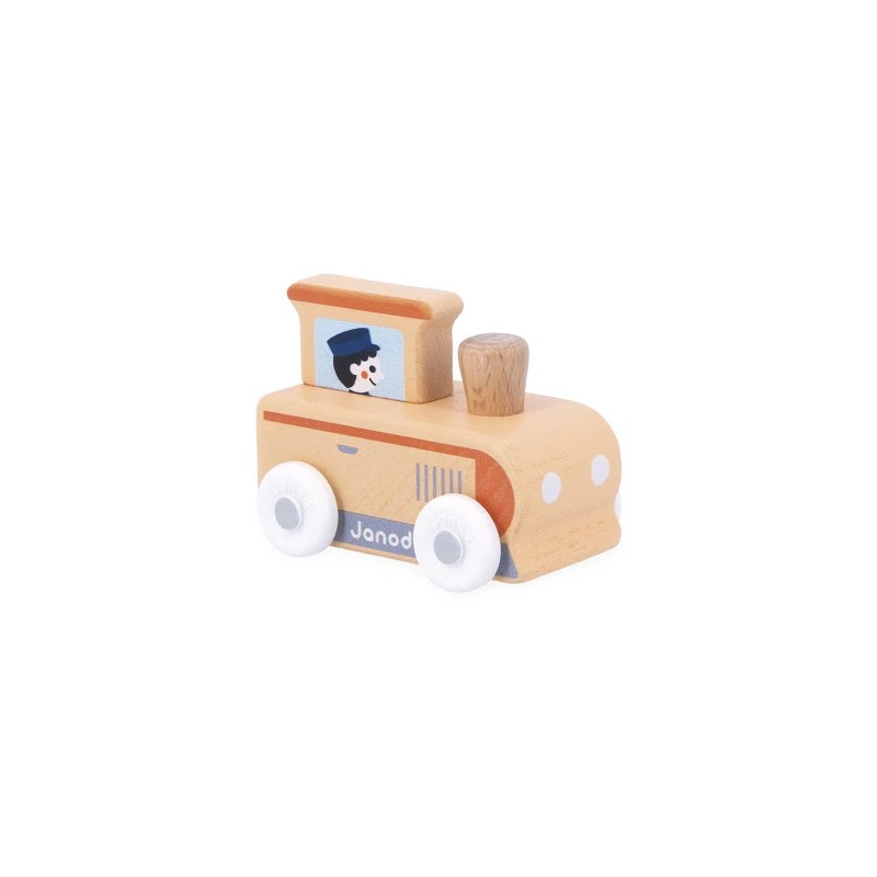 VEHICULE LOCOMOTIVE EN BOIS - JANOD