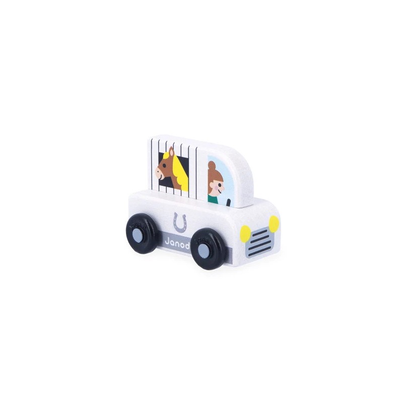 VEHICULE - Van pour cheval en bois - JANOD