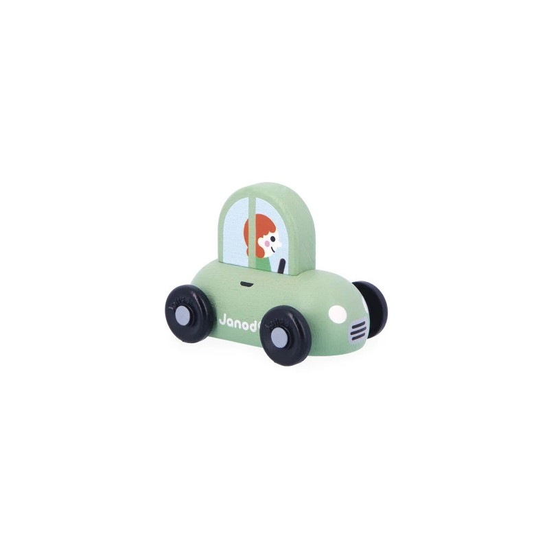 VEHICULE - Voiture verte en bois - JANOD