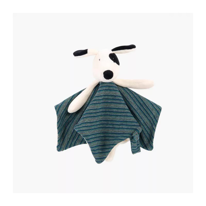 Doudou bleu Julius le chien Moulin Roty