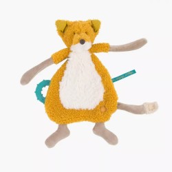 Doudou attache - tétine renard Moulin Roty