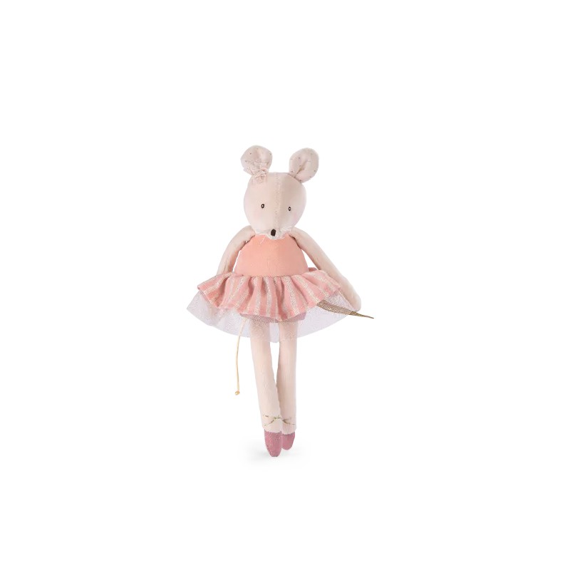 Petite peluche souris rose Moulin Roty