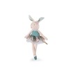 Petite peluche lapin bleu Moulin Roty