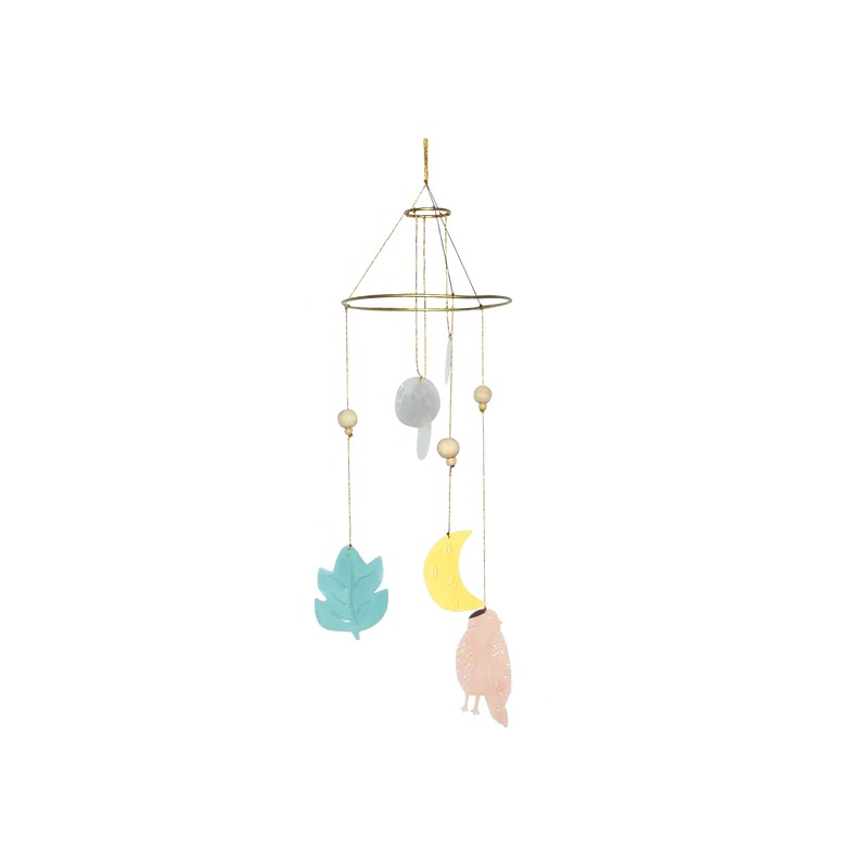 Mobile déco pour enfant - Nacre et Lune - l'oiseau bateau