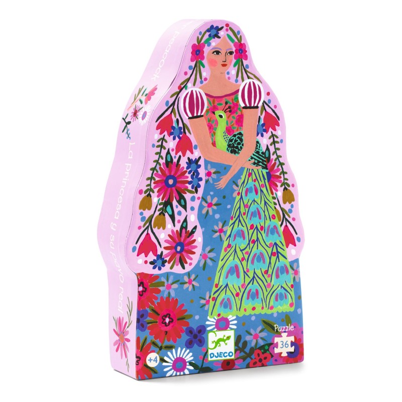 La princesse et son paon - 36 pcs - djeco