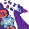 Peacock -500 pcs - djeco