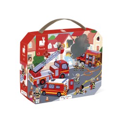 Puzzle Pompiers 24 pièces -...