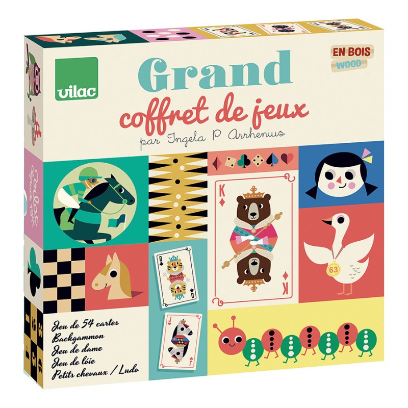 Grand coffret multi-jeux - vilac