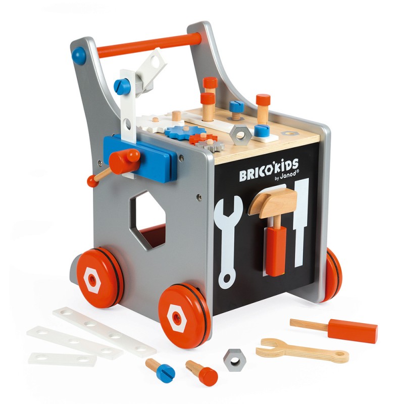 Chariot magnétique Brico'Kids (bois) JANOD