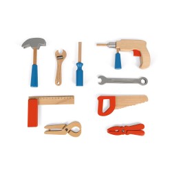 Boite à outils Brico'Kids (bois) JANOD