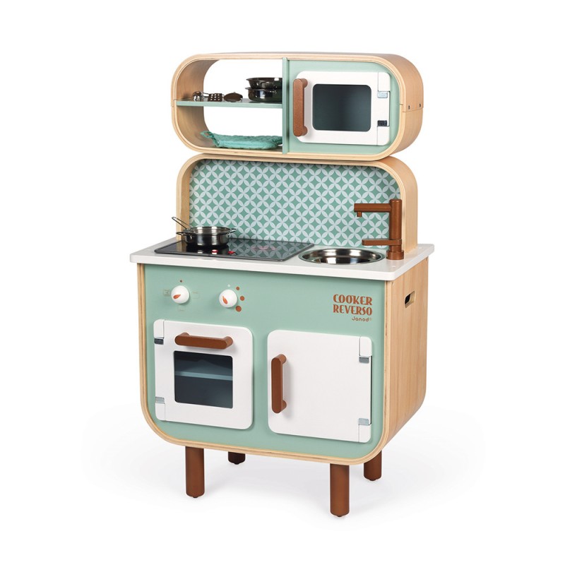 Cuisine double face Cooker Reverso (bois) - janod