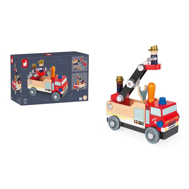 Camion de pompiers Brico'kids - janod