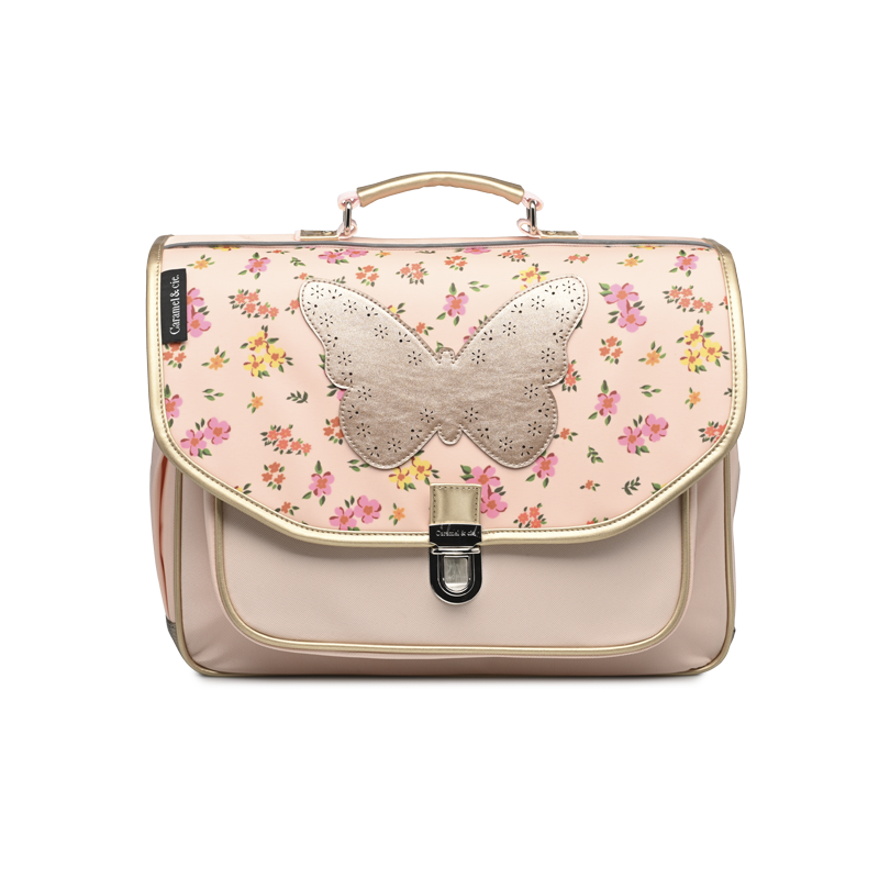 Cartable Moyen Liberty Butterfly Rose - caramel et compagnie